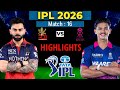 IPL 2026 Match 16 Bengaluru Vs Rajasthan Playing 11 RCB Vs RR Playing 11 2026 RR Vs RCB 2026