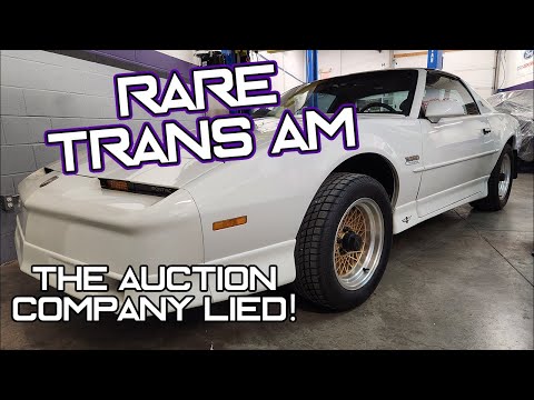 This AUCTION 1989 Turbo Trans Am has issues. They LIED!