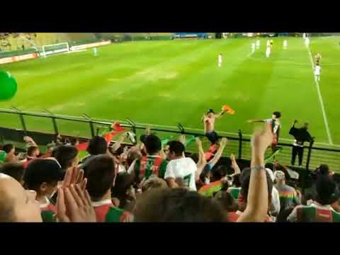 La vieja guardia luego del gol anulado || hinchada Deportivo Maldonado
