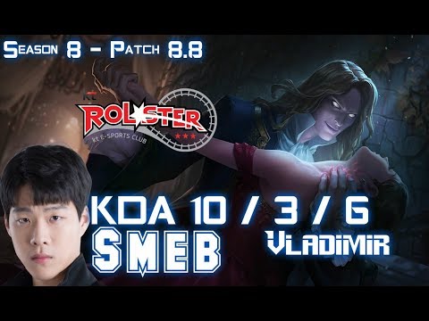 KT Smeb VLADIMIR vs CORKI Mid - Patch 8.8 KR Ranked