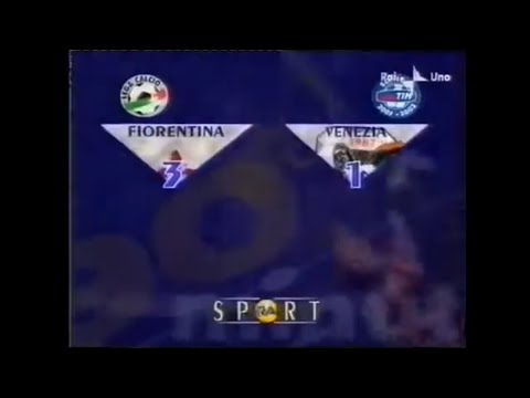 Serie A 2001-2002 - 5a - Fiorentina - Venezia 3-1 (30/09/2001)