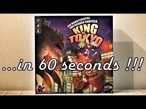 King of Tokyo - Dice Game Introduction in 60 Seconds - Board Game Roundup in 60s