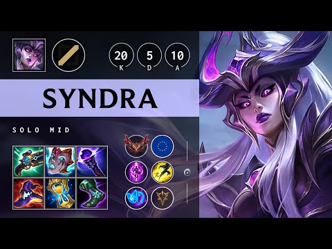Syndra Mid vs Cassiopeia: Legendary - EUW Grandmaster Patch 14.17