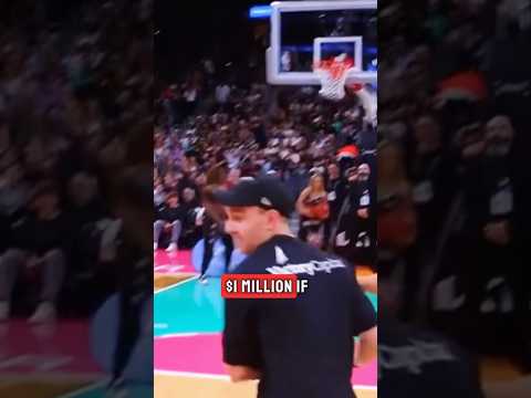 The Knicks hold tryouts for the half court shot! #shorts #nba #knicks