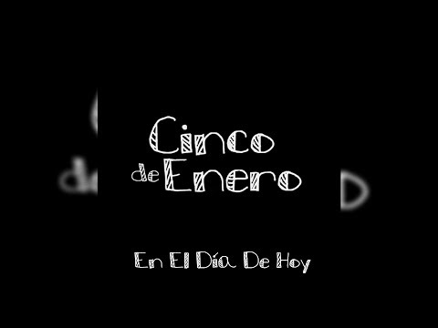 Cinco De Enero - En El Día De Hoy (Letra/Lyrics)