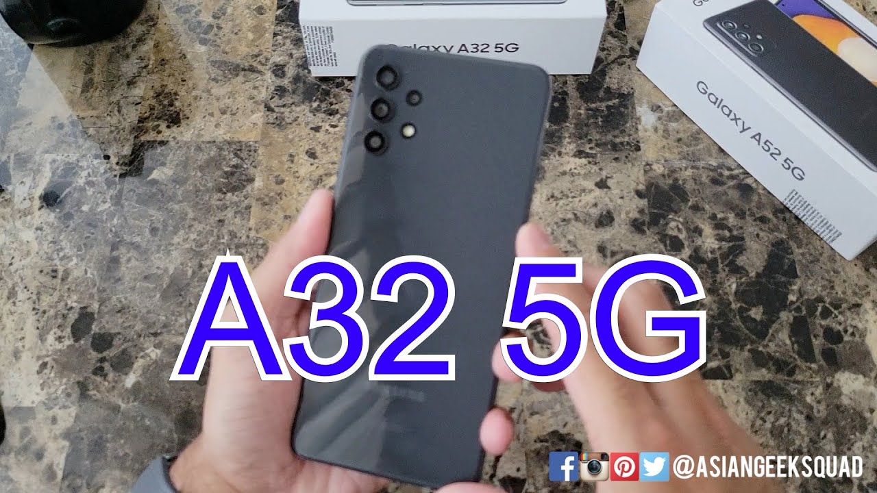 Samsung Galaxy A32 5G T-Mobile Unboxing
