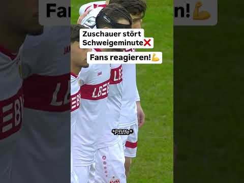 Zuschauer stört Schweigeminute für Magdeburg😠