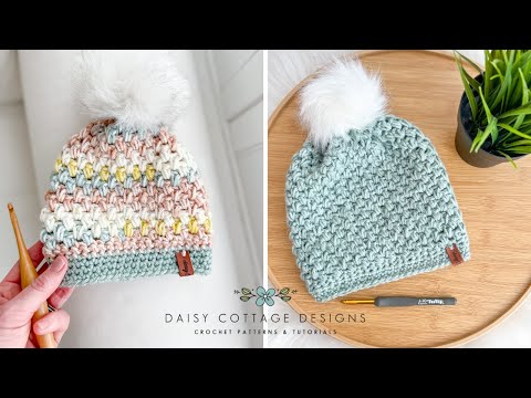 Easy Crochet Beanie Tutorial