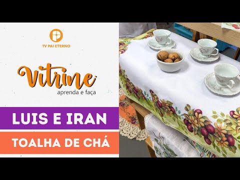 Vitrine Aprenda e Faça | Toalha de chá - kit arte botânica com Luis Moreira e Iran Silva