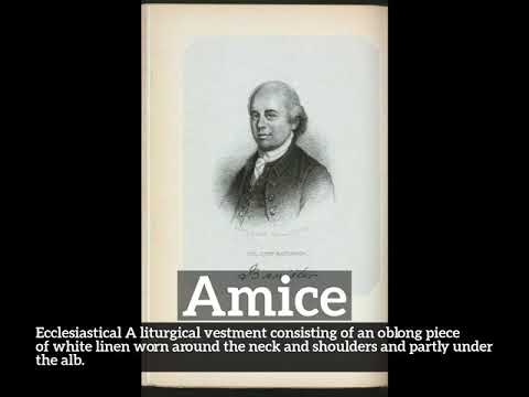 How Does Amice Look? | What is Amice? | How to Say Amice in English?
