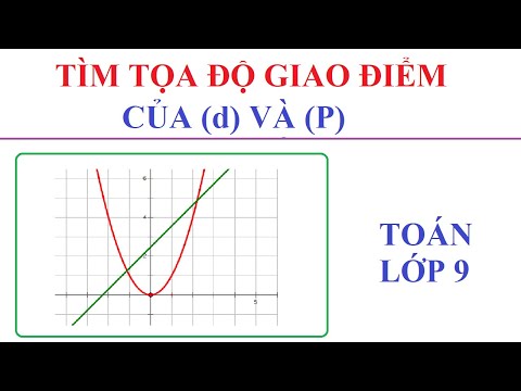 THẲNG d VÀ PARABOL (P) BẰNG PHÉP TÍNH.TOÁN LỚP 9