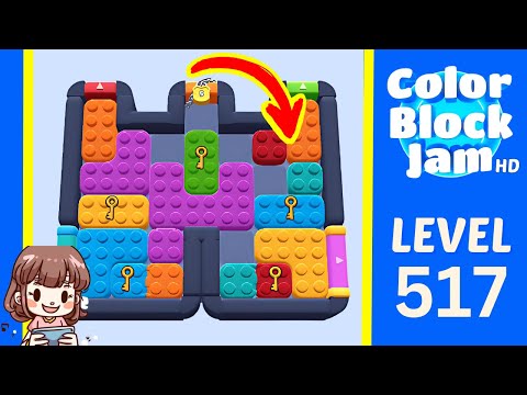 Color Block Jam Level 517 Solution Walkthrough