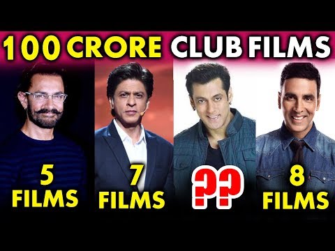 कौनसा Bollywood Actor है 100 Crore Club का KING? | Salman Khan, Shahrukh Khan, Aamir Khan, Akshay
