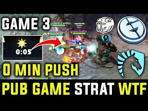 LIQUID Tried To 5man Push Like They Did In Pub Games vs EG And This happend To Them Dota 2