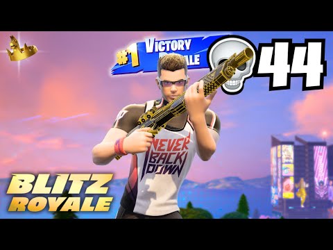 44 ELIMS & CRAZY WINS! Fortnite Zero Build - Blitz Royale (Ch 6 S4)