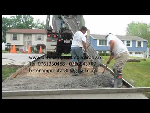 Beton Amprentat Laslău Mic - Mureș Tel.0761350488 -0766543767