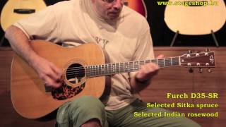 Video thumbnail for Furch (Stonebridge) D35-SR demo in Stageshop by Stageshop