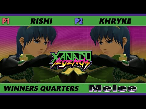 Xanadu Legends Winners Quarters - Rishi (Marth) Vs. Khryke (Marth) Smash Melee - SSBM