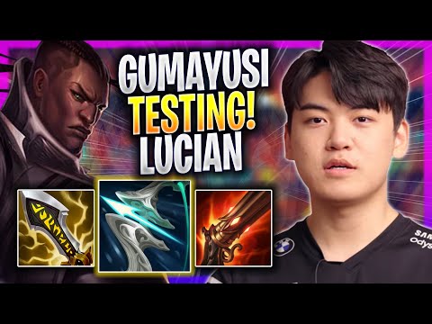 GUMAYUSI TESTING LUCIAN IN KR SOLOQ! - T1 Gumayusi Plays Lucian ADC vs Ezreal! | Season 2023