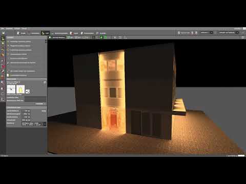 Lichtberechnung Dialux EVO studio living