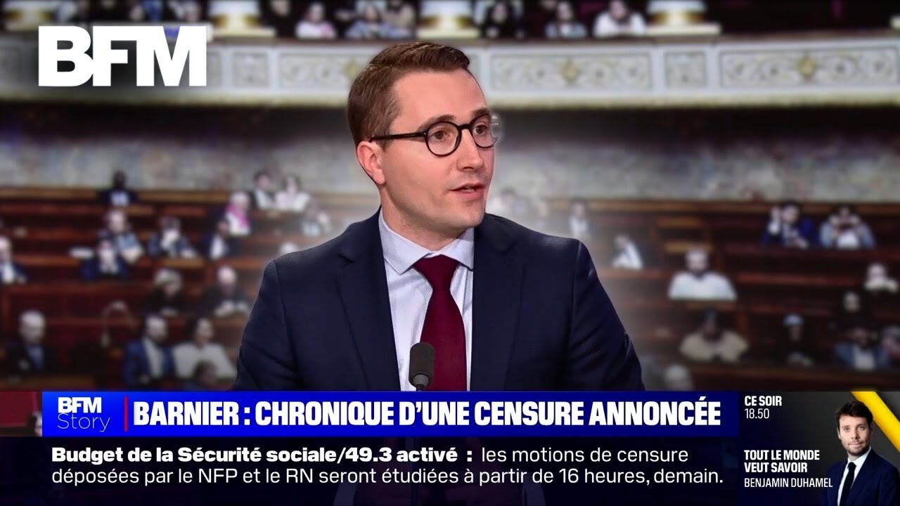 Censure : Macron est responsable du chaos