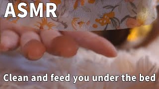 The under-the-bed perspective is back!Cleaning for those of you hiding under the bed#SleepHelp #asmr