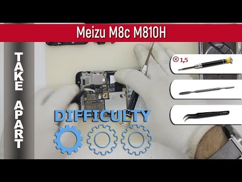 How to disassemble 📱 Meizu M8c M810H Take apart Tutorial