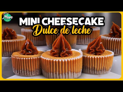 Cómo Hacer Postres Fáciles: Mini Cheesecake de Dulce de Leche 😍 | Muve Flavors