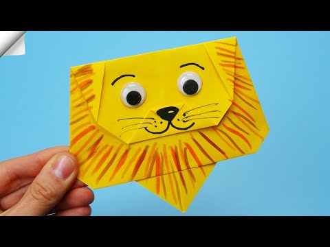 DIY Paper LION Paper crafts