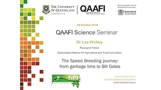 The Speed Breeding journey: from garbage bins to Bill Gates