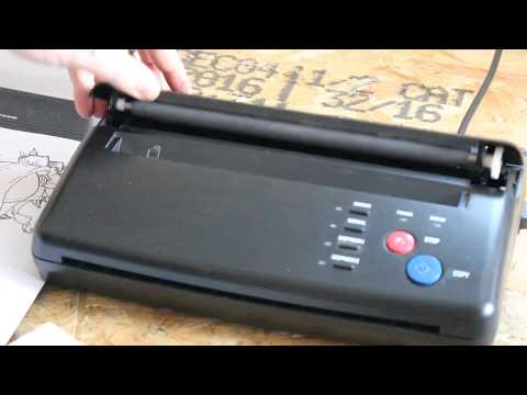 How to use a Thermal Printer for tattoo stencil
