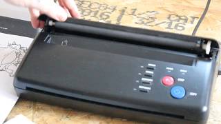 How to use a Thermal Printer for tattoo stencil