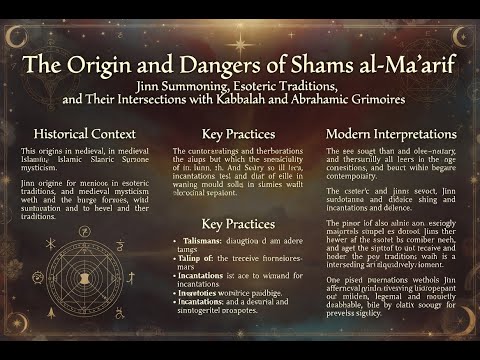 Shams al-Ma'arif: The Forbidden Book of Islamic Mysticism #ShamsAlMaarif#islamicmysticism