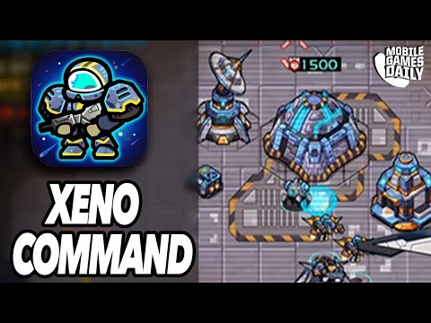 XENO COMMAND Gameplay Walkthrough - RTS game with roguelike fun (iOS, Android)