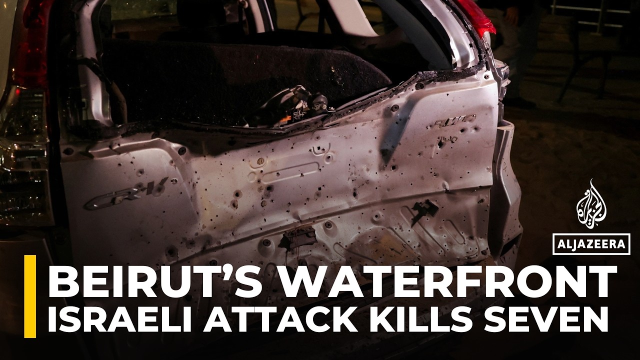 Israeli attack kills seven on Beirut’s waterfront