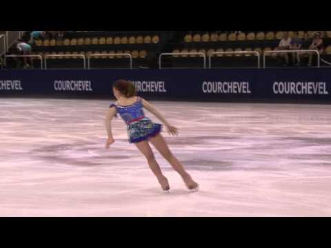 27 Rebecka EMANUELSSON (SWE) - ISU JGP Courchevel Junior Ladies Short Program