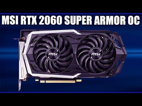 MSI GeForce RTX 2060 SUPER ARMOR 8G