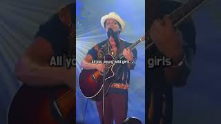 Young girls lyrics video | Bruno Mars