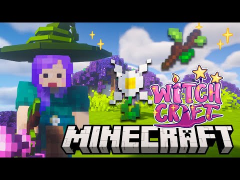 Flower Magic✨ | Ep3 | Minecraft Witch Craft SMP