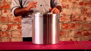 Winco Stock Pot Showcased by Chef Dangoor -- TigerChef