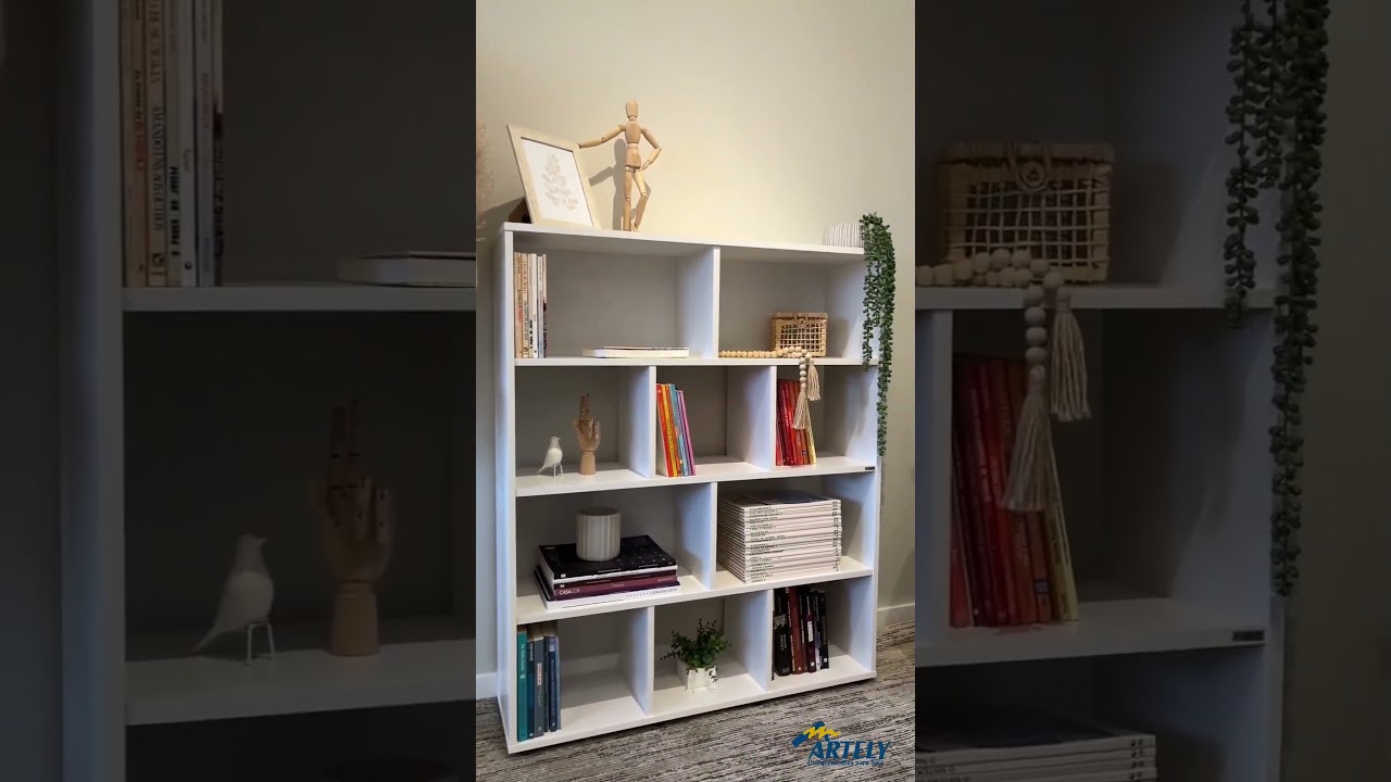 Thumbnail do vídeo - Estante Book - Branco