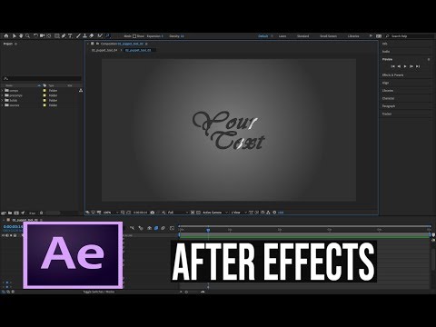 After Effects Tutorial How to Create A Light Sweep