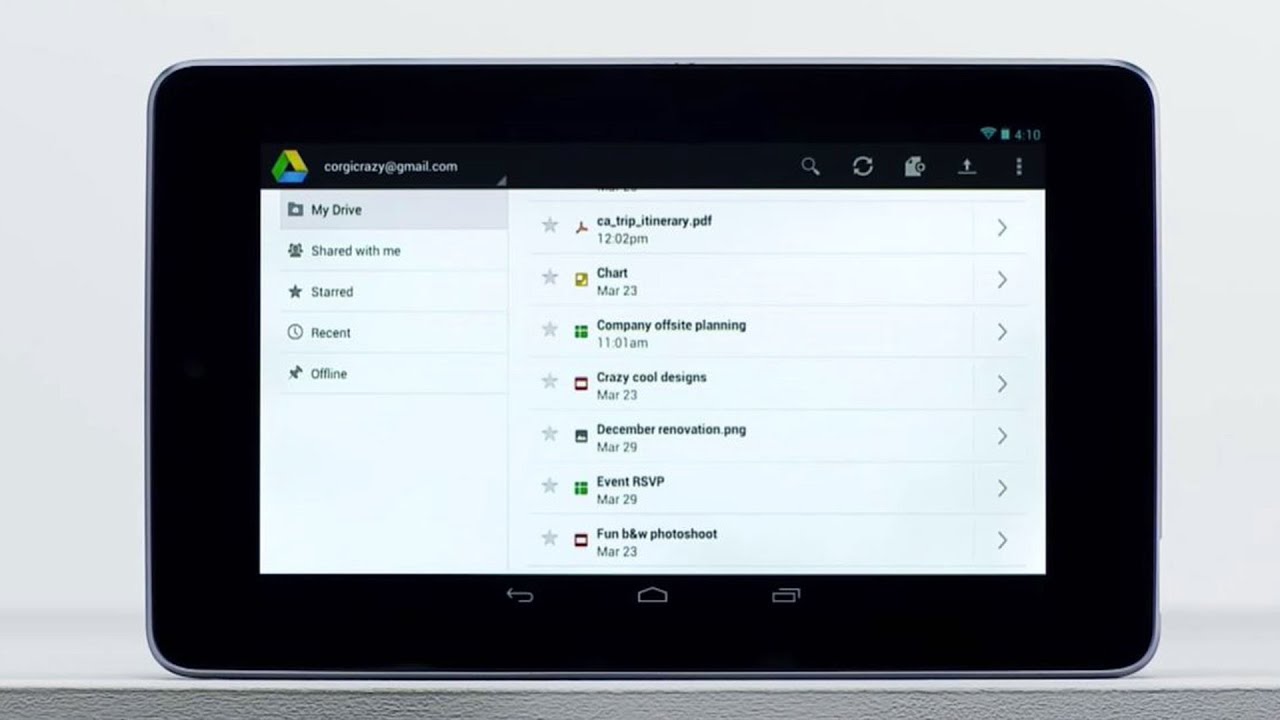 Google Drive for mobile