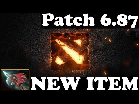 Dota 2 - Patch 6.87 : NEW ITEM - Hurricane Pike