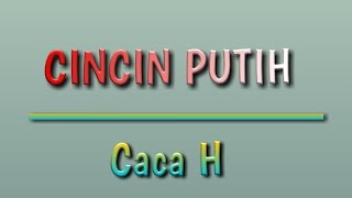 Download lagu Karaoke 🎤CINCIN PUTIH (Caca Handika) || No Vocal || Original Song mp3