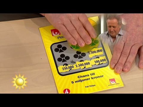 Se hur mycket Leif skrapar fram till sin fru - Nyhetsmorgon (TV4)