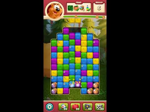 Toon Blast Level 7755 - NO BOOSTERS 🐻🐺🐱 | SKILLGAMING ✔️