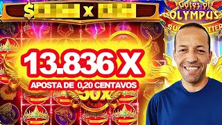 BIG WIN 13 836 X APOSTA DE 0 20 CENTAVOS SLOT GATES OF OLYMPUS SUPER SCATTER