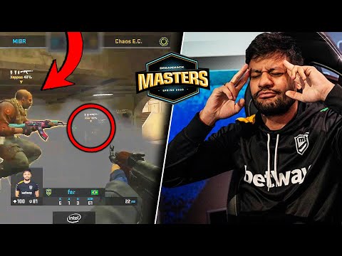 FERGOD REI DA MAROTAGEM DESTRUIU!! MIBR vs CHAOS - Dreamhack Spring Master [Mirage] BEST HIGHLIGHTS