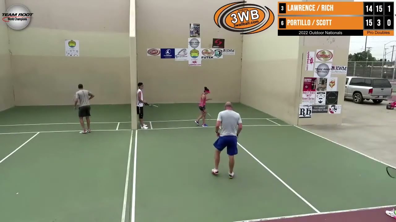 2022 Team Root Outdoor Nationals - Pro Doubles - Lawrence/Rich vs Portillo/Scott